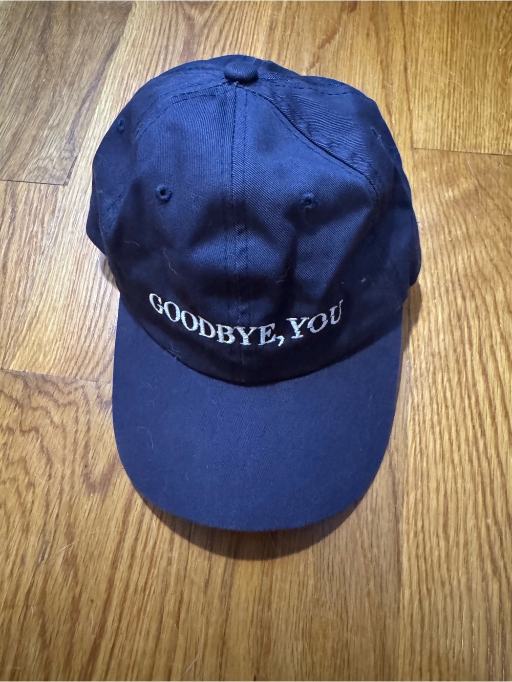 YOU NETFLIX Embroidered "GOODBYE, YOU" Navy Baseball Cap
